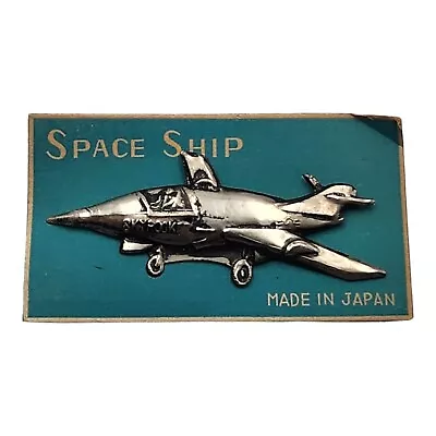 Vintage 1950/60's Novelty Tin Space Ship Brooch  Made In Japan  • $19.95