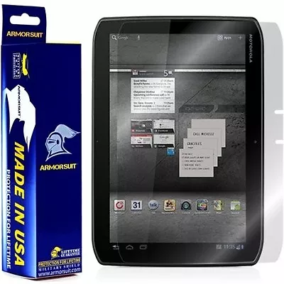 ArmorSuit MilitaryShield Motorola Droid Xyboard 10.1 Clear Screen Protector USA • $19.95