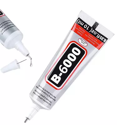 B6000 Jewelry Glue Clear Rhinestone Inlay Glue Pendant Adhesive 10G Craft Adh • $9.40