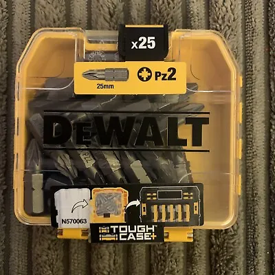 £2.25 • Buy Dewalt DT71521-QZ Screwdriver Bits No. 2 Pozi PZ2 X 25mm Pack Of 25 Bits