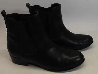 Mossimo Supply Co Ankle Boots ~ Black ~ Size 8M ~ Pull On No Zip Or Ties • $10