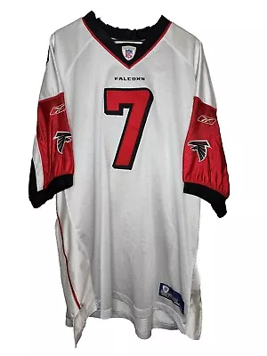 Vintage Reebok Jersey White NFL Atlanta Falcons Michael Vick 7 Football Size 58 • $31