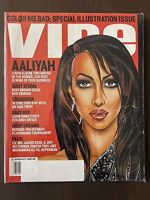 VIBE Magazine - AALIYAH/Jagged Edge/N Sync/Foxy Brown/Baby Boy - August 2001 • $24.95