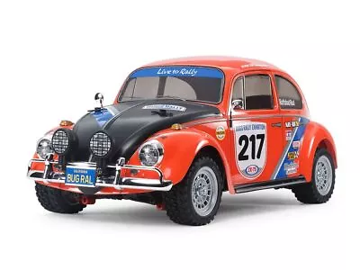 TAMIYA Volkswagen 58650 – 1:10 RC VW Beetle Rally MF-01X Remote Controlled Car/V • $254.30