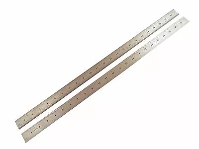 2 Each Pair Taytools  24  Machinist Ruler Rule 4R (8th 16th 32th 64th) Stainless • $21.99
