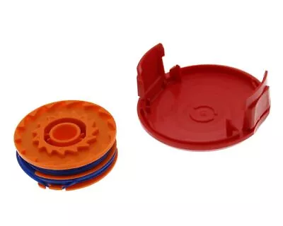 Grass Strimmer Trimmer Spool Line & Cover For QUALCAST GT25 GGT350A1 • £10.95