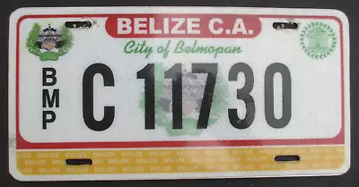 BELMOPAN BELIZE Expired  2010 Series Plexiglass License Plate - C-11730 • $44.99