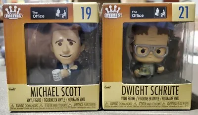 Funko Minis The Office MICHAEL SCOTT & DWIGHT SCHRUTE New In Sealed Box #19 21 • $34.95