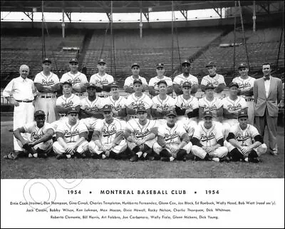 1954 Montreal Royals Photo 8X10 - Roberto Clemente Dodgers Minors FREE SHIPPING • $7.95