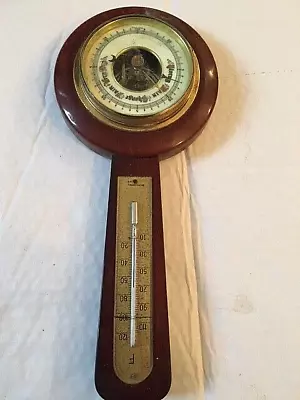 Vintage Wall Weather Guide Barometer Thermometer WESTERN GERMANY • $22.95