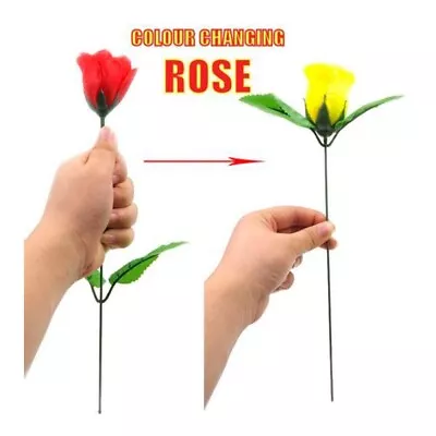 2PCS Color Roses Rose Magic Tricks Flower Magic Trick  Valentine's Day • £6.03