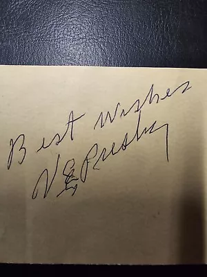 Elvis Presley Father Vernon Presley Autograph  • $250