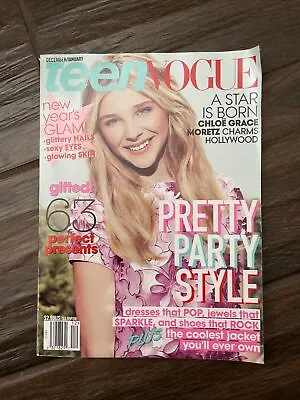 $8 • Buy Teen Vogue Magazine December/January 2012 Chloe Grace Moretz Winter Fashion