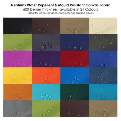 £1.50 • Buy Waterproof Canvas Fabric Material,600 Denier Thick Heavy Duty,Outdoor,Neotrims