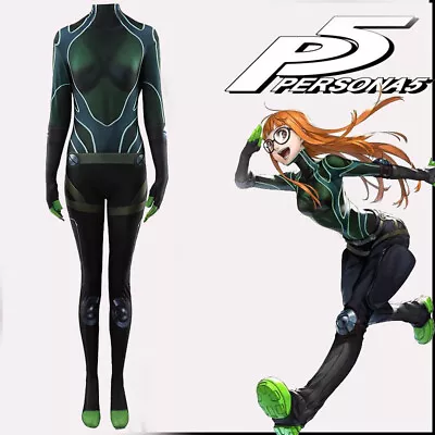 Futaba Sakura Cos Jumpsuit Game Persona 5 Cosplay Costume Adult Kids Halloween • $26.99