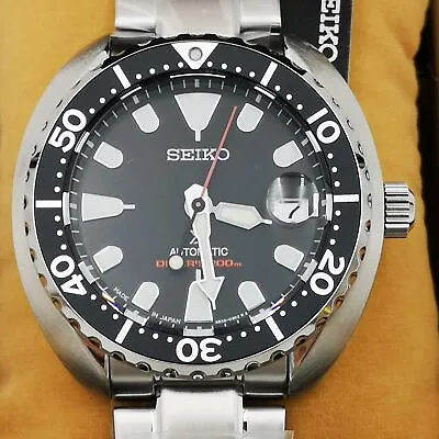 SEIKO PROSPEX SBDY085 Black Mini Turtle Automatic Men's Watch New In Box • $336