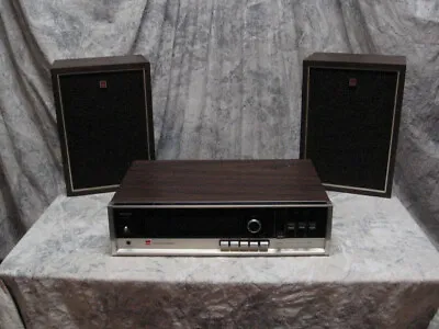 Vintage Sharp Solid State AM/FM Stereo Tuner Amp Model SA-301U With Speakers • $60