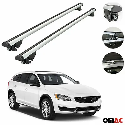 $139.90 • Buy Roof Rack Cross Bars For Volvo V60 Cross Country Wagon 2015-2018 Luggage Carrier