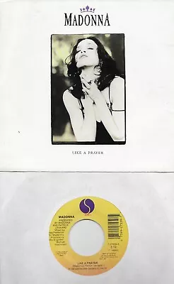 MADONNA  Like A Prayer / Act Of Contrition 45 With PicSleeve • $9.99