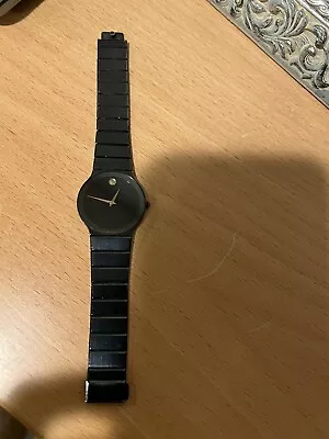 Movado Museum Watch   Ultra Thin Black Dial With Box • $399