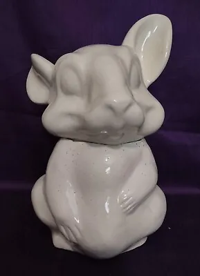 12  McCoy White Droopy Eared Rabbit Cookie Jar • $75