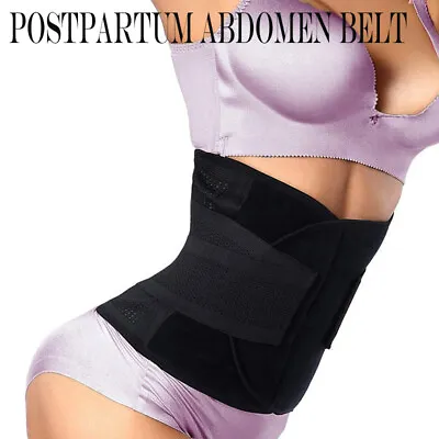 Maternity Post Natal Slimming Belt Postpartum Belly Tummy Wrap Girdle Breathable • £6.98