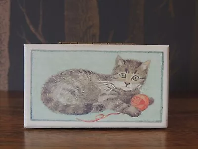 £25 • Buy Matthew Rice Hinged Cardboard Box Cat Design By Pat Albeck