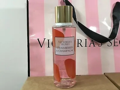 Victoria's Secret Strawberries & Champagne Fragrance Mist 8.4 Oz - Free Shipping • $16.99