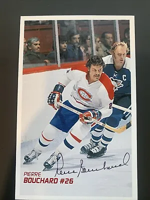 Pierre Bouchard Signed Montreal Canadiens Molson Export Autographed Postcard • $4.99