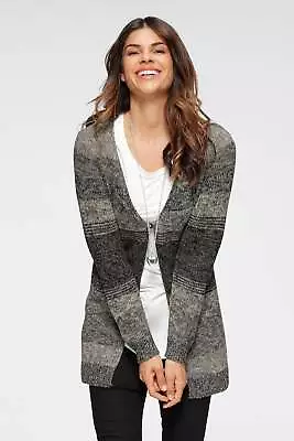 Euro Edit - Womens Jumper - Long Winter Cardigan Cardi - Grey - Sweater - Warm • $16.90