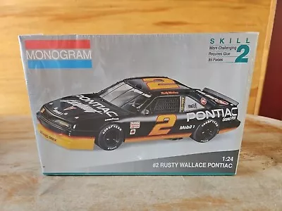 Monogram 1992 Rusty Wallce 1:24 Pontiac Grand Prix Model Kit 2960 NEW SEALED  • $9.99