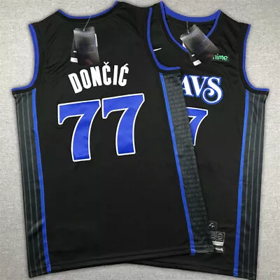 Dallas Mavericks Jersey #77 Basketball Game Training Jerseys Luka Doncic • $32.99