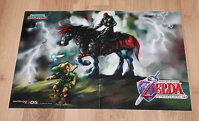 The Legend Of Zelda Ocarina Of Time 3D / Cars 2 Rare Poster 42x28cm Nintendo 3DS • $44.91