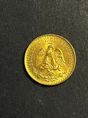 1945 MEXICO 2 Pesos AU (.0482 Oz) Mexican Gold Coin • $146