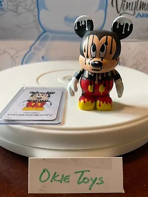 DISNEY Vinylmation 3  Park Set 4 Urban Paint Drip Mickey Mouse *FREE SHIPPING* • $100