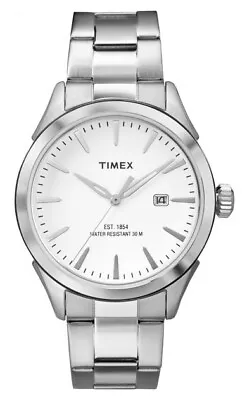 Timex Men's Quartz Dial Analog Display Stainless Steel Bracelet Watch TW2P77200 • $53.41