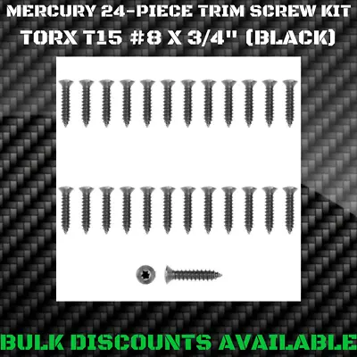 1956+ Mercury Medalist Interior Exterior Bezel Molding Trim Screws Torx #8 X 3/4 • $14.96