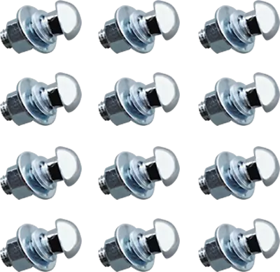 $32.85 • Buy 12 Bumper Bolts (Key Parts # BBC4787)