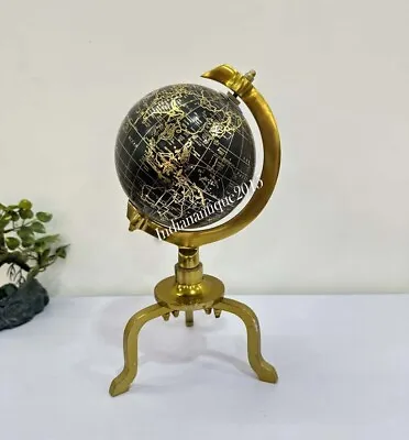 Nautical Rotated World Map Globe With Base Nautical Home Designer Series Globe • $82.38
