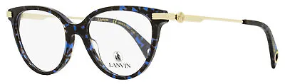 Lanvin LNV2614 Tea Cup Eyeglasses 425 Blue Havana 53mm • $79