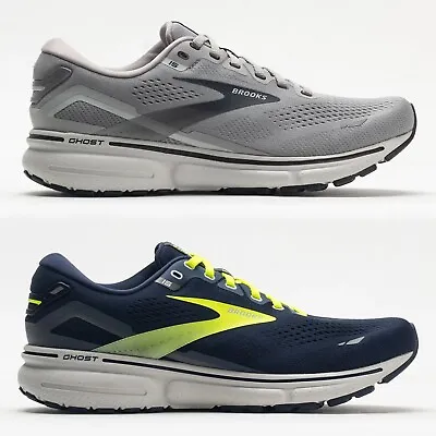 Brooks Ghost MEN'S GTS 15 Running Shoes Grey-110393 1D 098 Navy-110393 1D 429 • $79.99