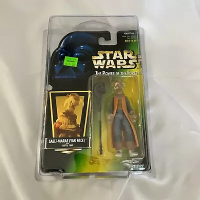 1996 Kenner Star Wars Saelt-Marae (Yak Face) W/ Battle Staff & Star Case MOC • $5.99