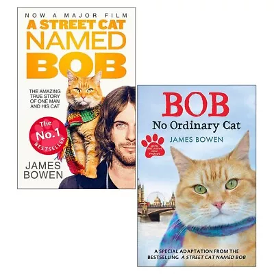 James Bowen Bob Cats Collection 2 Books Set Paperback NEW • £10.49