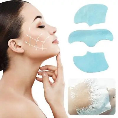 Nano Collagen Film Set Paper Soluble Facial Mask Forehead Skin Cheek Sti • £4.35