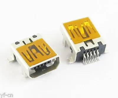 100pcs Mini 10Pin USB Female Jack B Type DIP PCB Board Mount Socket Connector • $18.99