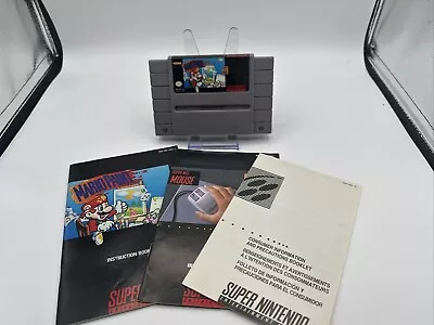 Mario Paint (Super Nintendo) Cart And Manuals Only • $19.99