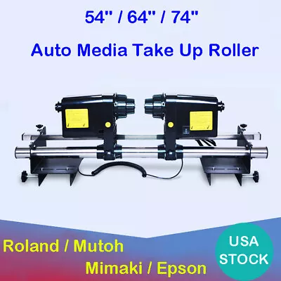 Auto Media Take UP Reel System For 54  64  74  Mimaki Jv3 Jv4 JV2 Jv22 TS3-1600 • $250.17