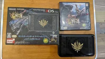 3DS Nintendo 3Dsll Monster Hunter 4 Special Pack Goa Magara Production Dis Japan • $185.74