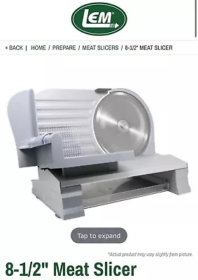 LEM Products Mighty Bite 8.5  Meat Slicer With Straight And Serrated Blades 1240 • $30