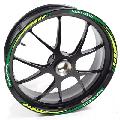 AUEN Sticker Wheel Rim Moto Guzzi Griso 8V Green Strip Tape Vinyl Adhesive • $25.44